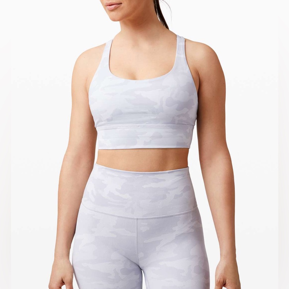 Lululemon Energy Bra Long Line Medium Support, B-D Cup Size 6